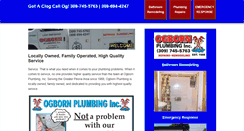 Desktop Screenshot of ogbornplumbing.com
